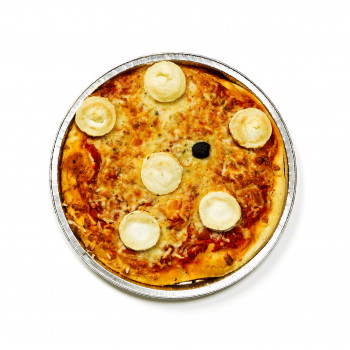 Pizza assiette au chèvre