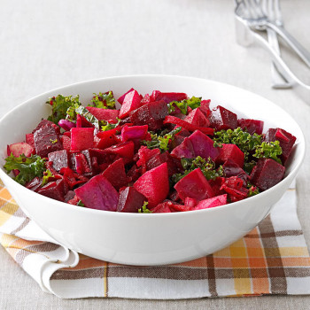 Salade de betteraves rouges